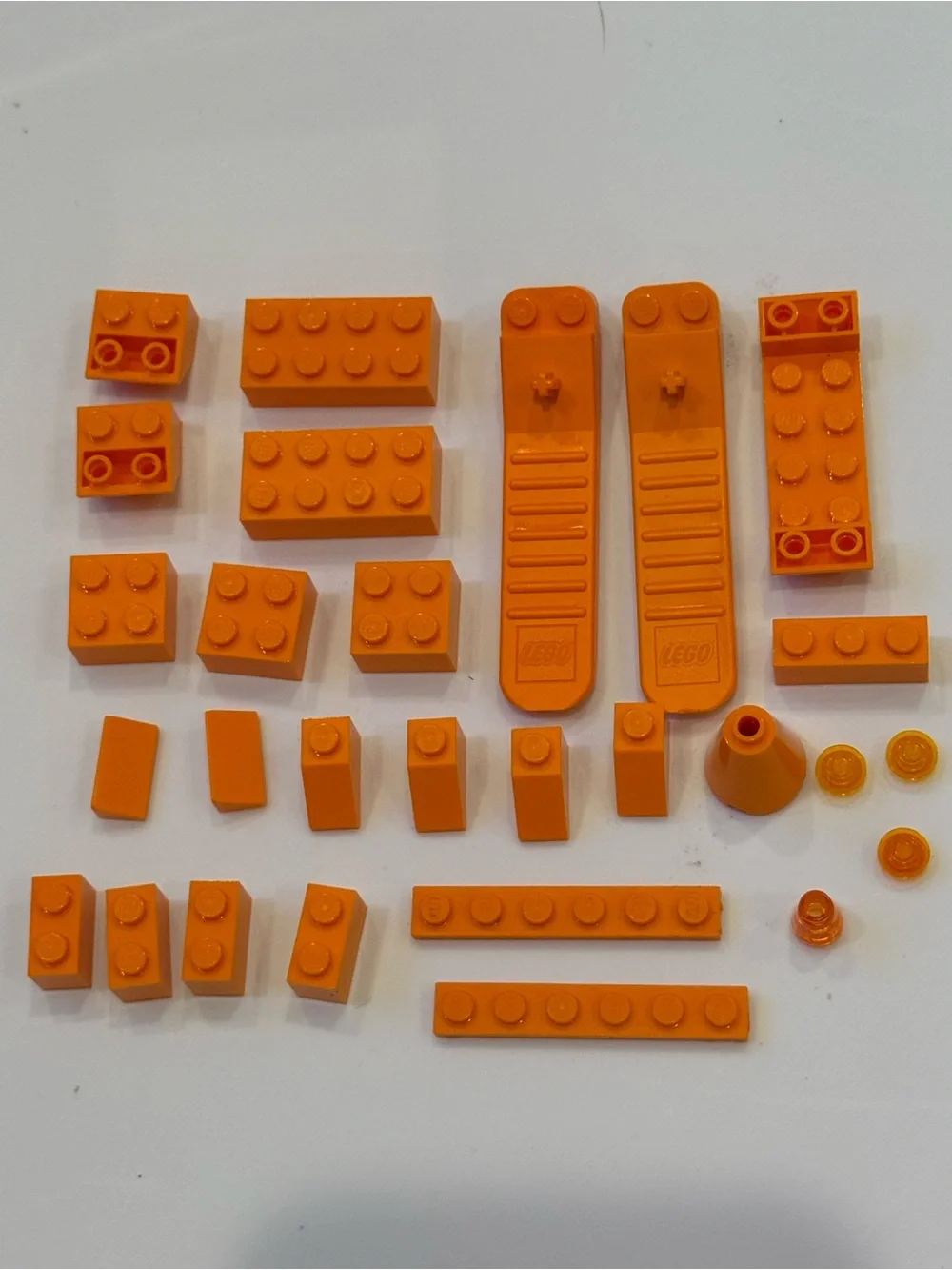 Lego orange blocks